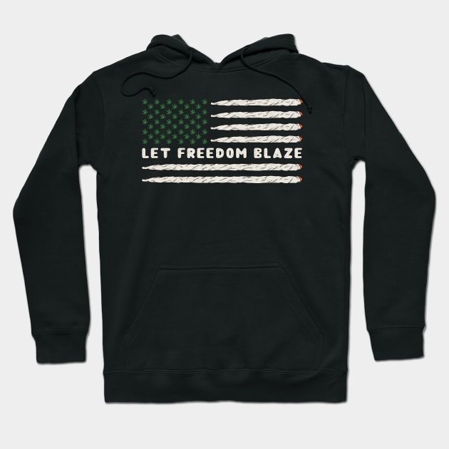 Let Freedom Blaze Joints Hoodie by GoodnRich MoreLife